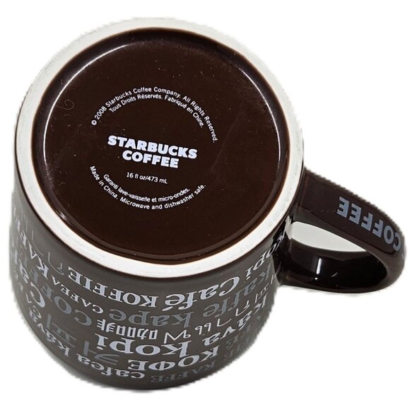 Starbucks 2008 International Languages 16oz Coffee Mug - Picture 6 of 7